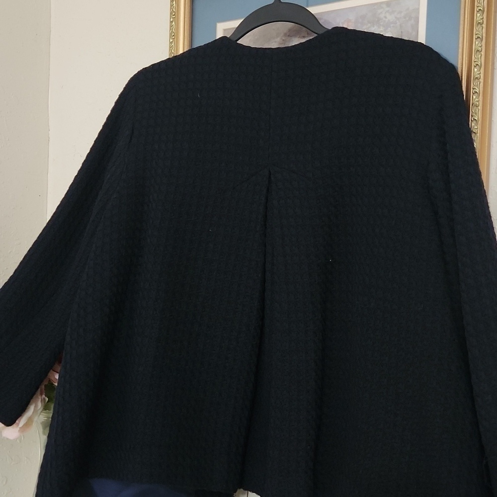 Talbots Knit Jacket  Size 14 Petite Contemporary Career Formal Sophisticated - Picture 12 of 16